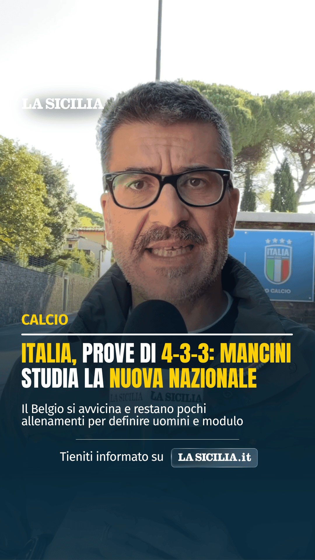 Italia, prove di 4-3-3: Mancini studia la nuova Nazionale